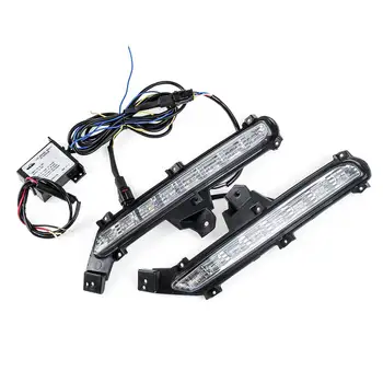New Pair LED Daytime Running Light For Kia Rio K2 2015 2016 Yellow Turn Signal Relay Waterproof ABS 12V DRL Fog Lamp Decoration
New Pair LED Daytime Running Light For Kia Rio K2 2015 2016 Yellow Turn Signal Relay Waterproof ABS 12V DRL Fog Lamp Decoration
