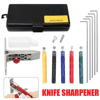 NEW Professional Sharpener Fixed Angle Knife Sharpener System Sharpening Stone Sharpener Clip Set With 5 Stones Version
NEW Professional Sharpener Fixed Angle Knife Sharpener System Sharpening Stone Sharpener Clip Set With 5 Stones Version