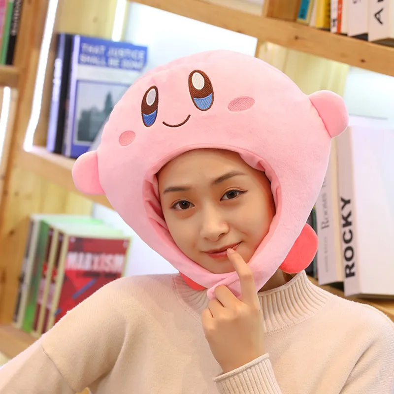 Japanese Anime Kirby Plush Hat Cute Plush Props Kirby Prop Headgear Kirby Plushie Winter Hat Pink Kirby Plush Hat for Girls
Japanese Anime Kirby Plush Hat Cute Plush Props Kirby Prop Headgear Kirby Plushie Winter Hat Pink Kirby Plush Hat for Girls