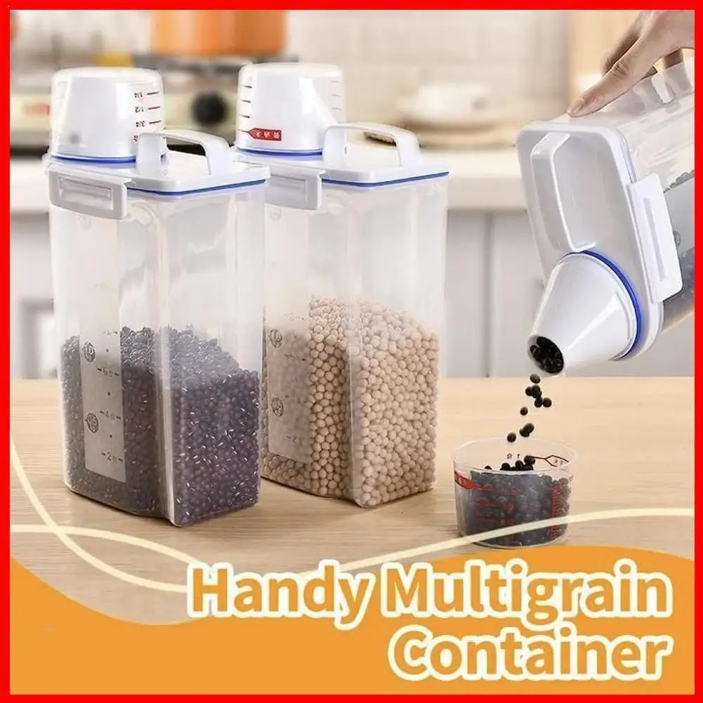 Handy Multigrain Container Thickened Sealed Kitchen Cans Moisture-proof Sealed Container Storage Food Boxes Grains X6J6
Handy Multigrain Container Thickened Sealed Kitchen Cans Moisture-proof Sealed Container Storage Food Boxes Grains X6J6