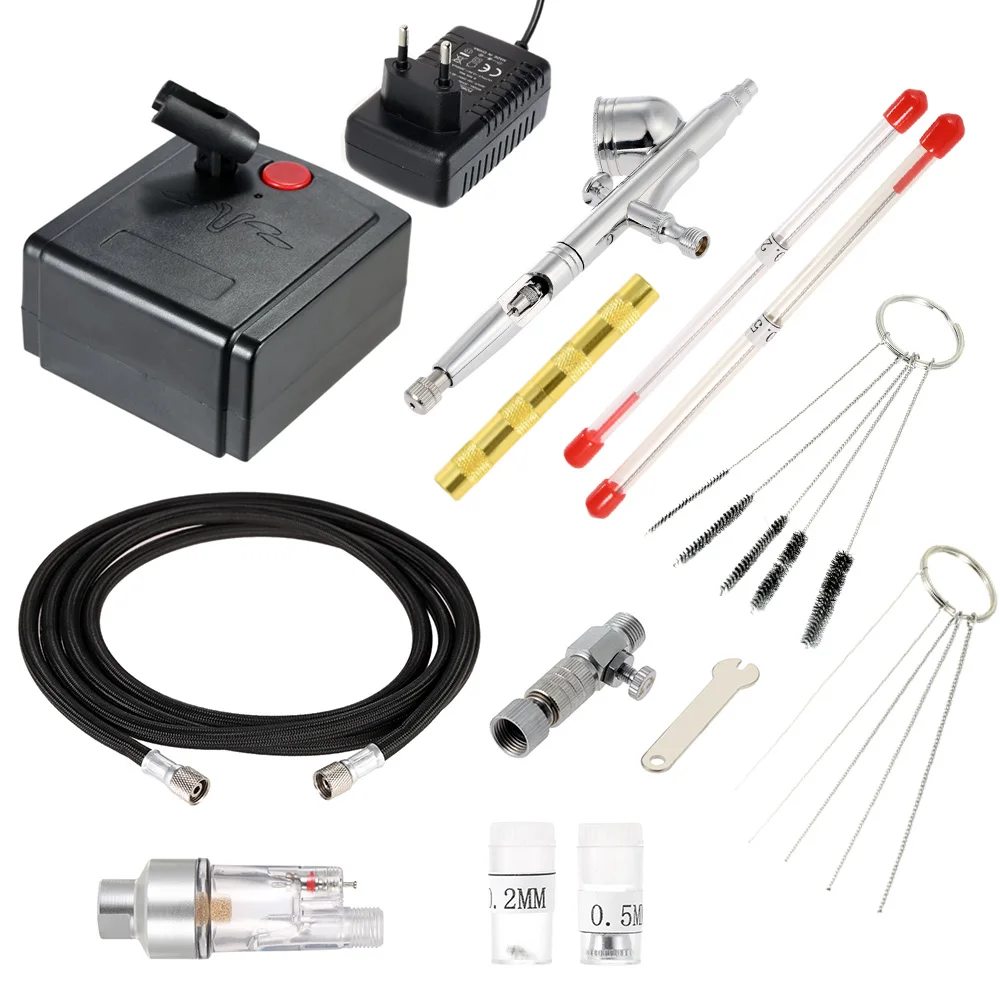 Professional Airbrush Gravitation Feed spray gun Dual Action Air Compressor Kit for Art Painting Manicure Model Brush Tool Set
Professional Airbrush Gravitation Feed spray gun Dual Action Air Compressor Kit for Art Painting Manicure Model Brush Tool Set