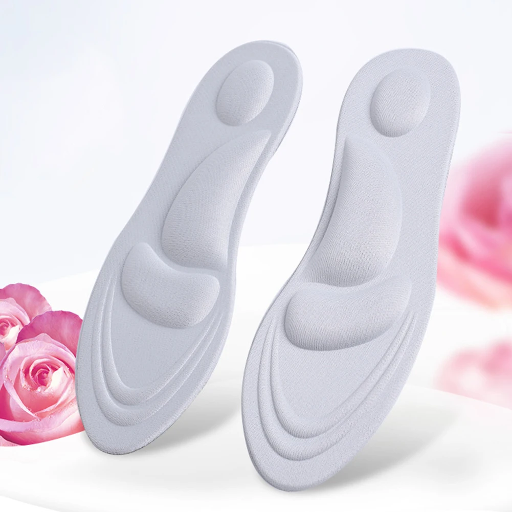 4D Stretch Breathable Deodorant Running Cushion Insoles For Feet Man Women Insoles For Shoes Sole Orthopedic Pad Memory Foam