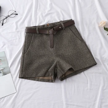 2020 Spring Autumn Women Wide Leg Woolen Shorts Outerwear Casual High Waist Short With Sashes Women Warm Woolen Shorts
2020 Spring Autumn Women Wide Leg Woolen Shorts Outerwear Casual High Waist Short With Sashes Women Warm Woolen Shorts
