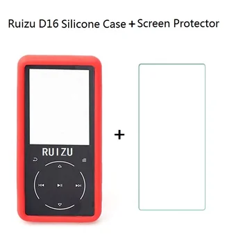 360 Full Protection Case Tempered Glass Screen Protector Silicone Case for Ruizu D16 MP3 Player Ultra Thin Film Screen Protect
360 Full Protection Case Tempered Glass Screen Protector Silicone Case for Ruizu D16 MP3 Player Ultra Thin Film Screen Protect