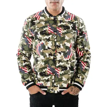 Fashion Autumn Korean Men's Jacket Camouflage Printed Jacket Male Baseball Uniform Streetwear Casual Mens High Quality Coats
Fashion Autumn Korean Men's Jacket Camouflage Printed Jacket Male Baseball Uniform Streetwear Casual Mens High Quality Coats