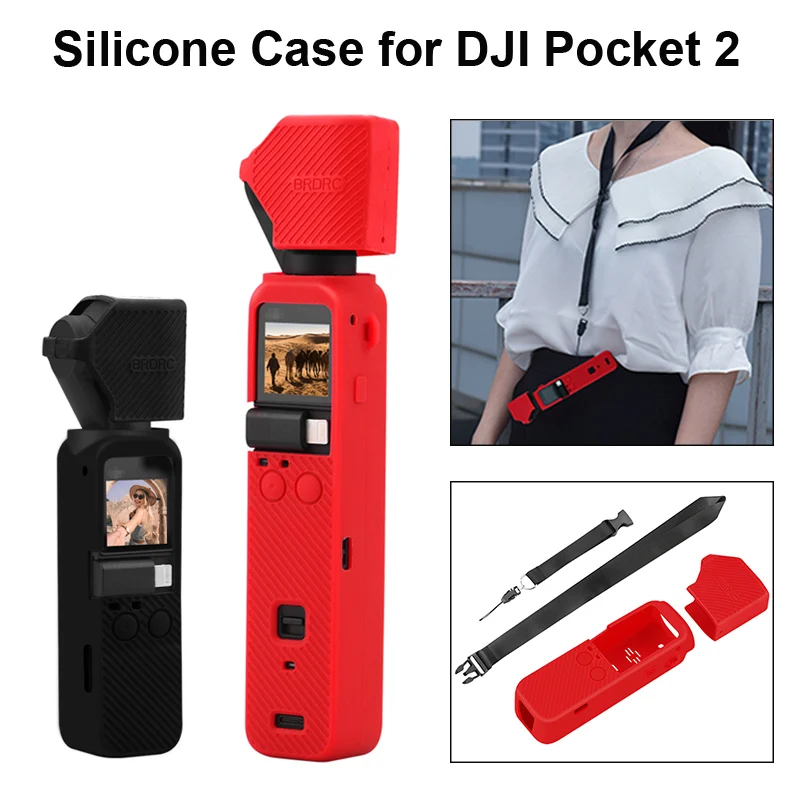 Silicone Case Protective Cover Lens Cap Cover Housing Skin Soft Shell for DJI Pocket 2 Do-It-All Handle Gimbal Camera Accessory
Silicone Case Protective Cover Lens Cap Cover Housing Skin Soft Shell for DJI Pocket 2 Do-It-All Handle Gimbal Camera Accessory