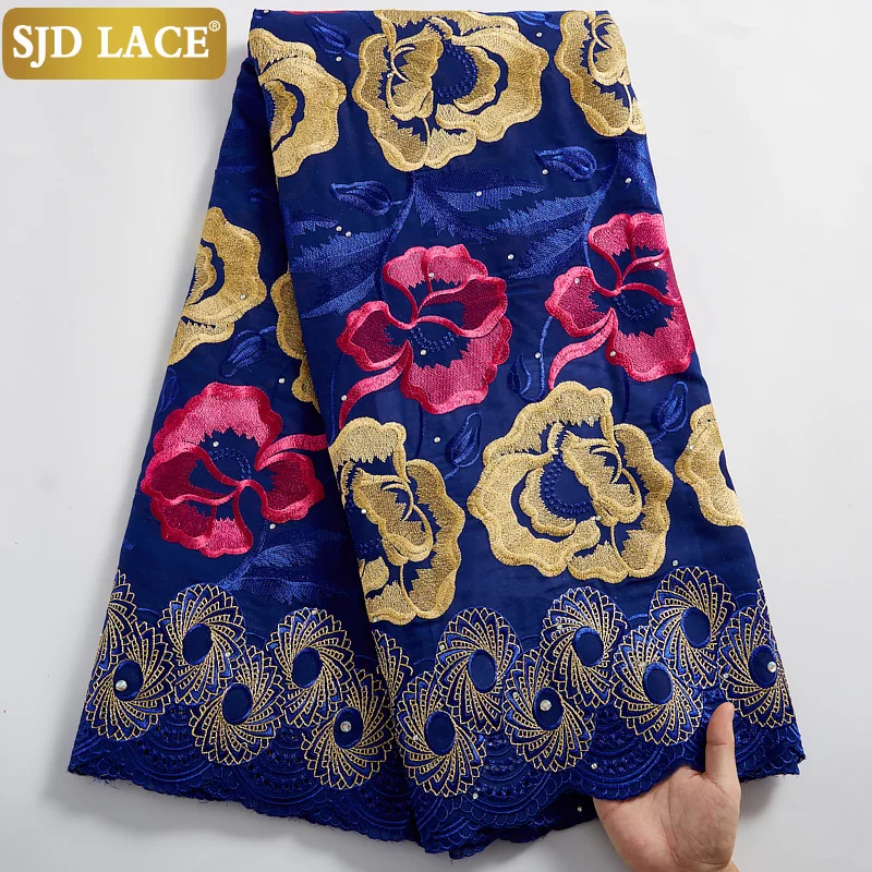 SJD LACE Nigerian Lace Fabric High Quailty Soft Swiss Voile In Switzerland Soft Dry Cotton With Stones Sew Dress For Party A2473
SJD LACE Nigerian Lace Fabric High Quailty Soft Swiss Voile In Switzerland Soft Dry Cotton With Stones Sew Dress For Party A2473