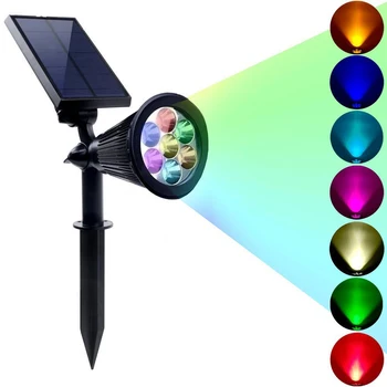 New 7 LED Solar Lawn Light Color Home Outdoor Waterproof Wall Light Garden Photo Tree Landscape Spotlight Outdoor Light Dropship
New 7 LED Solar Lawn Light Color Home Outdoor Waterproof Wall Light Garden Photo Tree Landscape Spotlight Outdoor Light Dropship