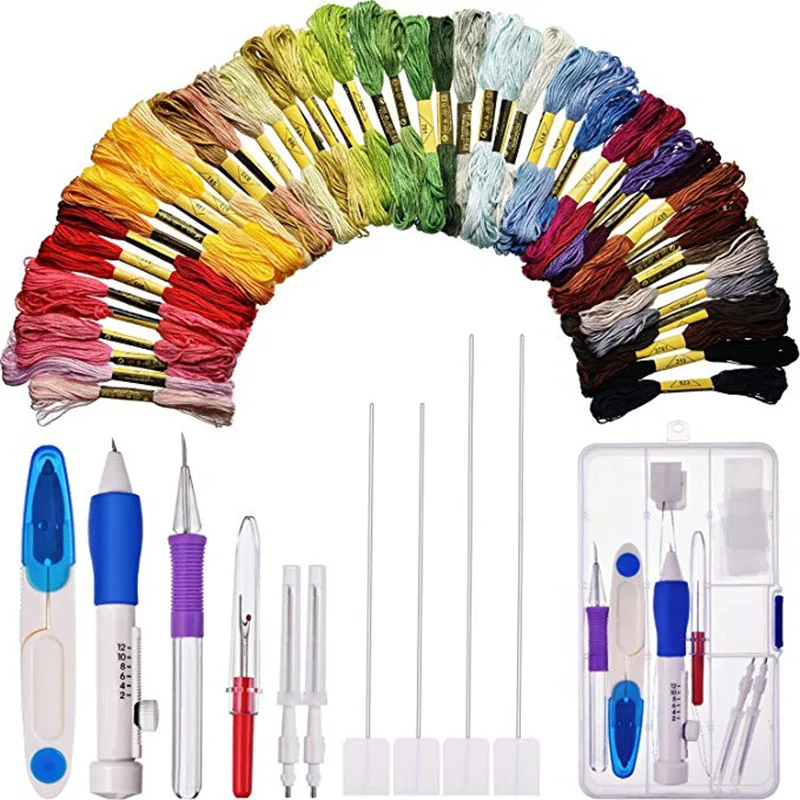 Embroidery Pen Punch Needle Embroidery Patterns Punch Needle Kit Craft Tool Set, Threads for Sewing Knitting DIY Threaders
Embroidery Pen Punch Needle Embroidery Patterns Punch Needle Kit Craft Tool Set, Threads for Sewing Knitting DIY Threaders