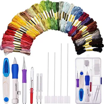 Embroidery Pen Punch Needle Embroidery Patterns Punch Needle Kit Craft Tool Set, Threads for Sewing Knitting DIY Threaders
Embroidery Pen Punch Needle Embroidery Patterns Punch Needle Kit Craft Tool Set, Threads for Sewing Knitting DIY Threaders