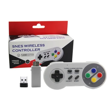 MiniSNES 2.4G wireless controller SNESClassic Super host 2.4G mini game handle For NES/SNES/Wii with Bluetooth adapter Joystick
MiniSNES 2.4G wireless controller SNESClassic Super host 2.4G mini game handle For NES/SNES/Wii with Bluetooth adapter Joystick