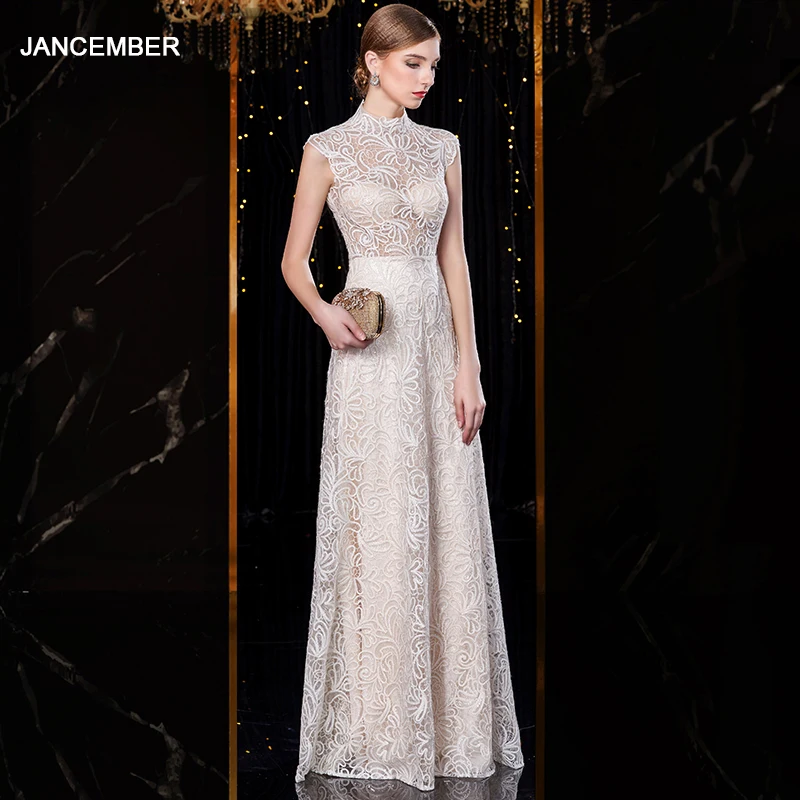 J1836 janceber сексуальное вечернее платье с высокой горловиной А-силуэта на молнии сзади аппликация вечернее кружевное платье Китай abito lungo cerimonia donna
J1836 janceber сексуальное вечернее платье с высокой горловиной А-силуэта на молнии сзади аппликация вечернее кружевное платье Китай abito lungo cerimonia donna