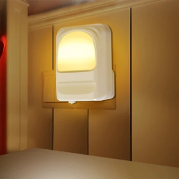 Plug-In Night Light LED Night Light Warm White Night Light for Baby Room Bedroom Hallway Kitchen Bathroom Stairs EU Plug
Plug-In Night Light LED Night Light Warm White Night Light for Baby Room Bedroom Hallway Kitchen Bathroom Stairs EU Plug