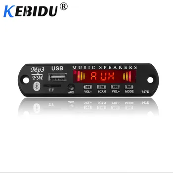 Kebidu 5V 12V Bluetooth MP3 WMA Decoder Board Wireless Audio Module USB TF Radio For Car Accessories Color Screen Audio Player
Kebidu 5V 12V Bluetooth MP3 WMA Decoder Board Wireless Audio Module USB TF Radio For Car Accessories Color Screen Audio Player