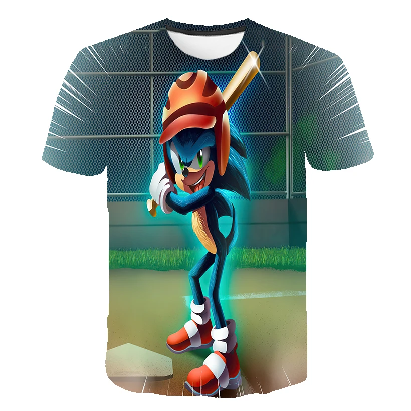 2020 Summer T-shirt Sonic the Hedgehog Casual T shirts Cartoon Baby 3D Boys t shirt Fashion Breathable Kids Clothes shirts 2020 Summer T-shirt Sonic the Hedgehog Casual T shirts Cartoon Baby 3D Boys t shirt Fashion Breathable Kids Clothes shirts