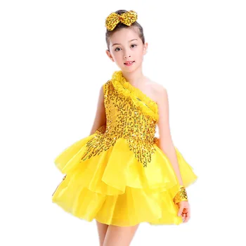 Children's Dance Dress Children's Sequins Performance Costumes Princess Dress Performance Stage Outfit
Children's Dance Dress Children's Sequins Performance Costumes Princess Dress Performance Stage Outfit