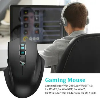 2.4G Wireless Desktop Computer Multifunction Gaming Mouse Mice Universal Optical With Receiver Silent Click Home Office 2400DPI
2.4G Wireless Desktop Computer Multifunction Gaming Mouse Mice Universal Optical With Receiver Silent Click Home Office 2400DPI
