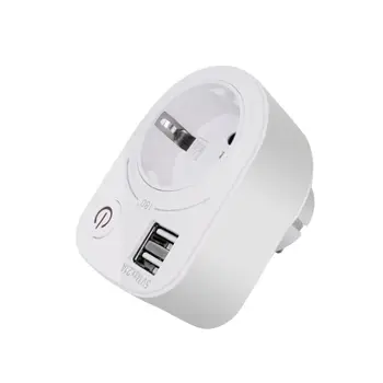 5V 2.1A Dual USB Intelligent Charger Adapter Plug Socket 180 Degree Rotating Charging Power Switch Outlet Multifunction Home
5V 2.1A Dual USB Intelligent Charger Adapter Plug Socket 180 Degree Rotating Charging Power Switch Outlet Multifunction Home