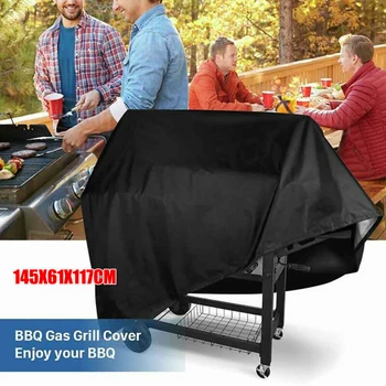 Polyester BBQ Cover Large Barbecue Grill Protector Sun / rain / dust proof Black
Polyester BBQ Cover Large Barbecue Grill Protector Sun / rain / dust proof Black