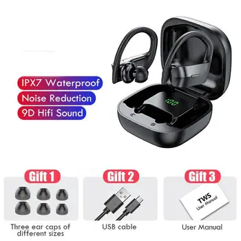 Yfashion TWS Bluetooth 5.0 Earphones Wireless Hifi Stereo Sports Waterproof Sports Earbuds with LED Display Charging Box 
Yfashion TWS Bluetooth 5.0 Earphones Wireless Hifi Stereo Sports Waterproof Sports Earbuds with LED Display Charging Box