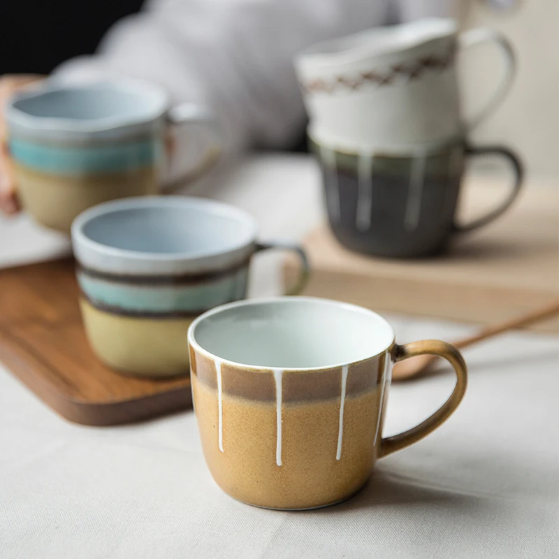 Creative Japanese style and simple and simple reduction of flame kiln to ceramic mug coffee cup afternoon tea cup milk cup
Creative Japanese style and simple and simple reduction of flame kiln to ceramic mug coffee cup afternoon tea cup milk cup