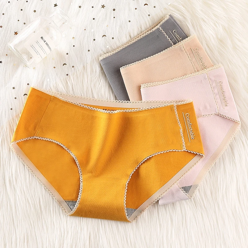 Pure Cotton Women Panties Underwear 95% Cotton Breathable Solid Candy Color Women Girl Briefs Underpant Lingerie Panty
Pure Cotton Women Panties Underwear 95% Cotton Breathable Solid Candy Color Women Girl Briefs Underpant Lingerie Panty