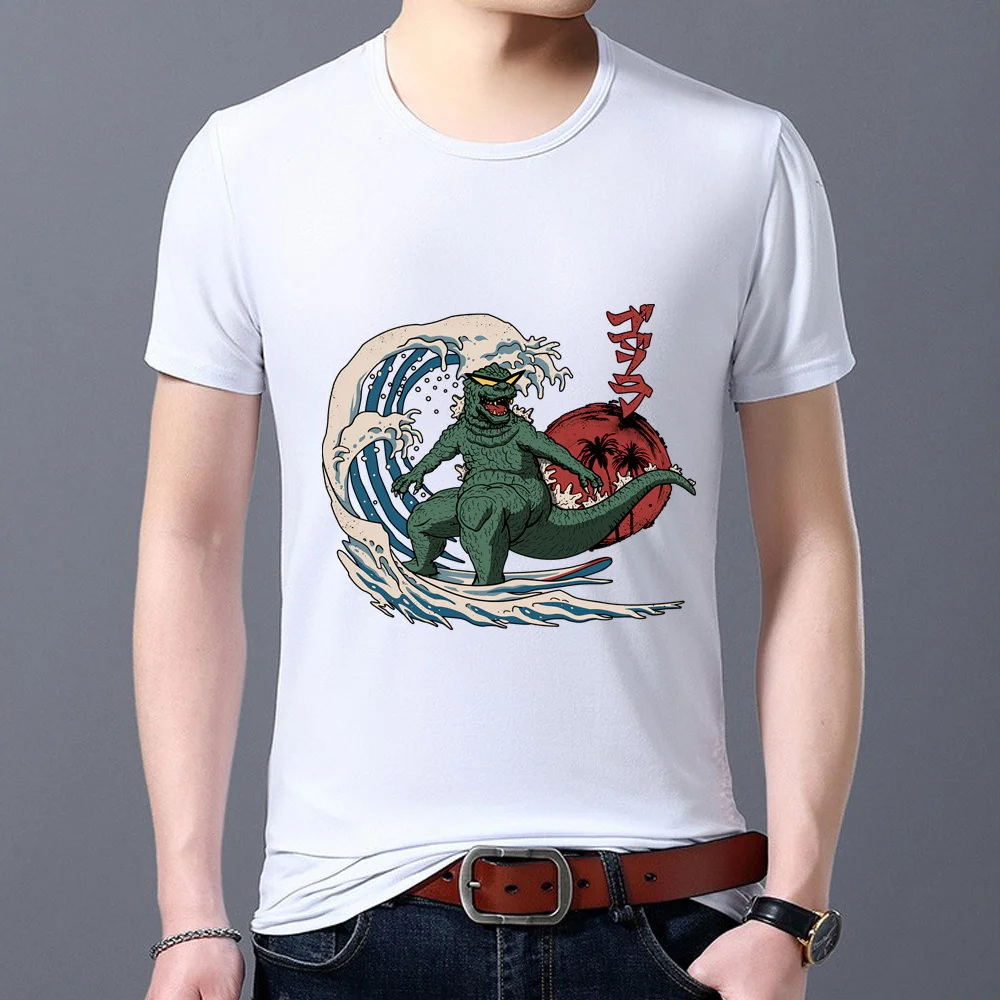 T-shirt Men's O-neck Funny Printing Classic Hot-selling Simple Commuter All-match Breathable Men's Thin Temperament Top
T-shirt Men's O-neck Funny Printing Classic Hot-selling Simple Commuter All-match Breathable Men's Thin Temperament Top