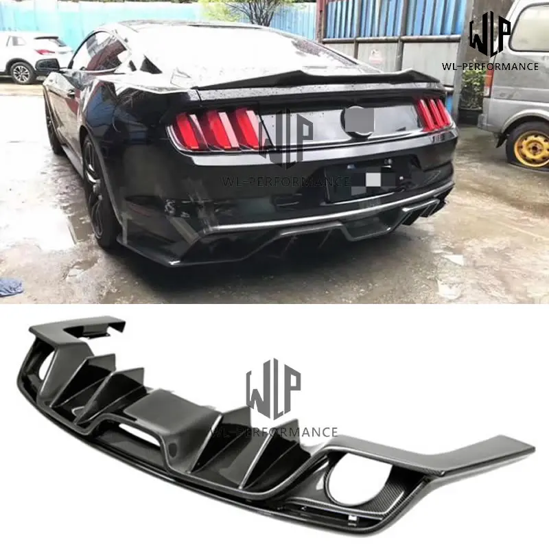 High quality Carbon fiber AC style Car body kit Rear lip diffuser for Ford Mustang AC body kit 15-17
High quality Carbon fiber AC style Car body kit Rear lip diffuser for Ford Mustang AC body kit 15-17