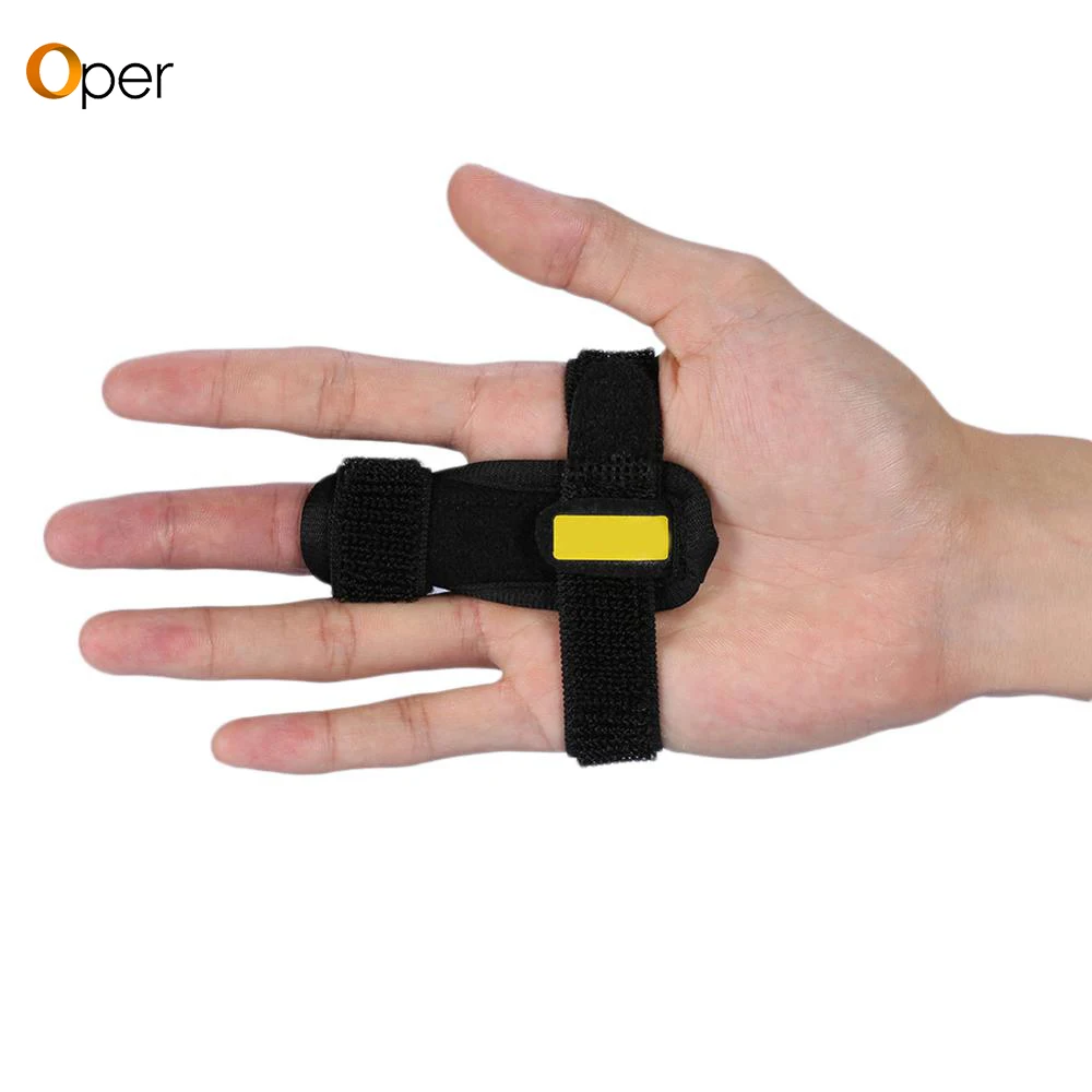 

Adjustable Trigger Finger Splint Brace with Hook&Loop Tape for Straightening Curved Fracture Fix Arthritis Pain Relief Protector