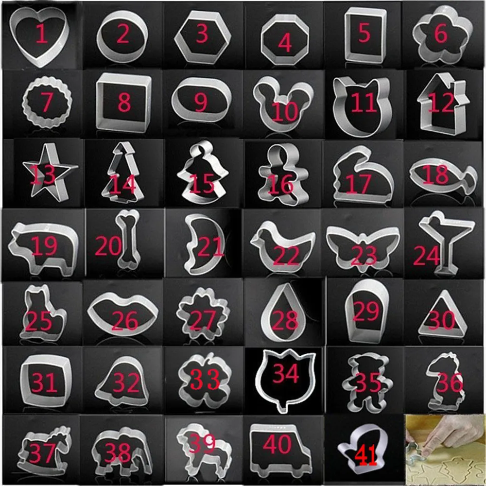 Pottery Mold Simulation Aluminum metal stereo cartoon cookie mould biscuit printing baking tool clay base DIY manual die cutting
Pottery Mold Simulation Aluminum metal stereo cartoon cookie mould biscuit printing baking tool clay base DIY manual die cutting