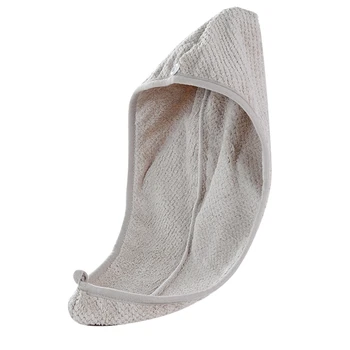 Gray ic Hair Quick Drying Towel Solid Shower Hat Twist Bath Cap Head Wrap Microfiber Quick Dry Turban for Bath Shower Pool
Gray ic Hair Quick Drying Towel Solid Shower Hat Twist Bath Cap Head Wrap Microfiber Quick Dry Turban for Bath Shower Pool