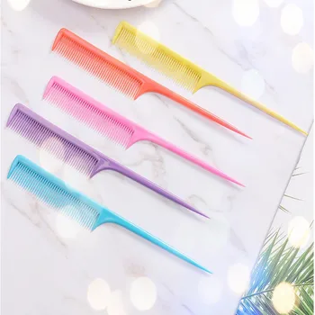 Plastic Peine Hair Comb Heat Resistance Fine-tooth Cosmetic Tail Comb Make Up Tool for Woman Multicolor
Plastic Peine Hair Comb Heat Resistance Fine-tooth Cosmetic Tail Comb Make Up Tool for Woman Multicolor