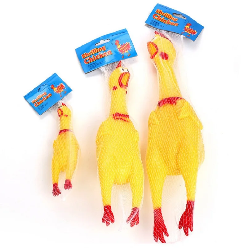 Screaming Chicken Squeeze Sound Toy 17cm 30cm 40cm Pets Toy Product Dog Toys Shrilling Decompression Tool Funny Gadgets
Screaming Chicken Squeeze Sound Toy 17cm 30cm 40cm Pets Toy Product Dog Toys Shrilling Decompression Tool Funny Gadgets