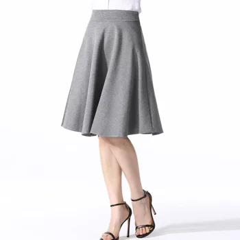 Office Lady Swing Skirt Women Vintage Flared A-Line Pleated Skirt Solid Causal High Waist Knee Length Midi Skirts Plus Size
Office Lady Swing Skirt Women Vintage Flared A-Line Pleated Skirt Solid Causal High Waist Knee Length Midi Skirts Plus Size