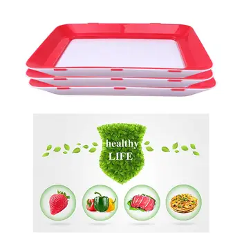 Clever Tray Creative Food Plastic Preservation Tray Kitchen Items Food Storage Container Set Food Fresh Storage Microwave
Clever Tray Creative Food Plastic Preservation Tray Kitchen Items Food Storage Container Set Food Fresh Storage Microwave