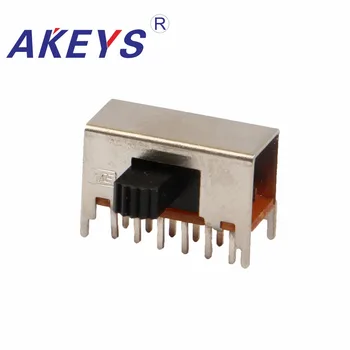 10PCS SK-42F01 4P2T Four pole double throw handle heights 7.0mm 8.0mm slide switch side insert 12 pin with 4 fixed pin
10PCS SK-42F01 4P2T Four pole double throw handle heights 7.0mm 8.0mm slide switch side insert 12 pin with 4 fixed pin