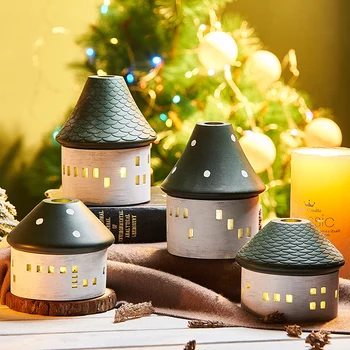 Christmas Small House Candle Holder Mold Lantern Wedding Romantic Table Centerpieces Candle Holder Decoration Mariage New II50ZT
Christmas Small House Candle Holder Mold Lantern Wedding Romantic Table Centerpieces Candle Holder Decoration Mariage New II50ZT