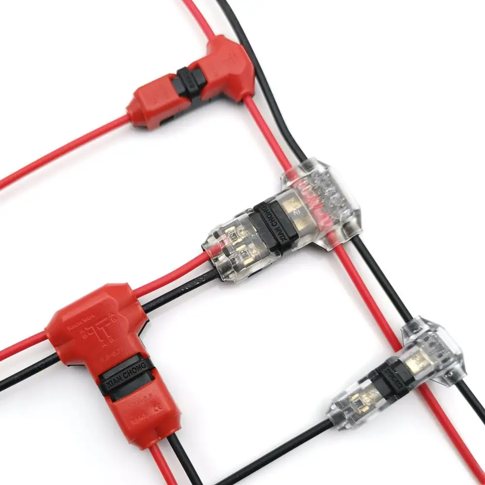 5PCS new 1/T type 1pin 2pin Quick Splice Lock Wire Connectors for Terminals Crimp Electrical Car Audio 24-18AWG Wire Set
5PCS new 1/T type 1pin 2pin Quick Splice Lock Wire Connectors for Terminals Crimp Electrical Car Audio 24-18AWG Wire Set
