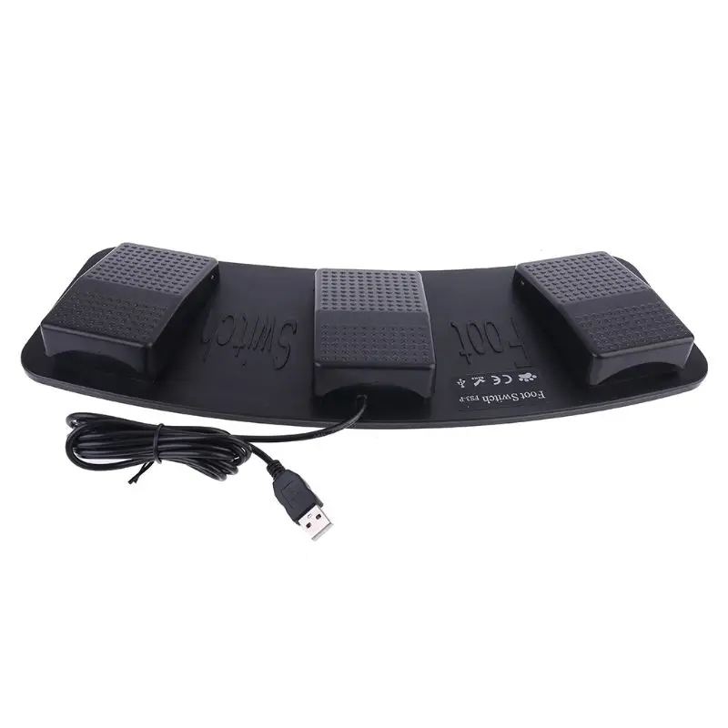 FS3-P USB Foot Pedal Control Switch Keyboard Mouse For Computer PC Games Testing
FS3-P USB Foot Pedal Control Switch Keyboard Mouse For Computer PC Games Testing