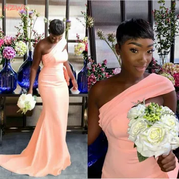 One Shoulder Mermaid Bridesmaid Dresses Pleats Garden Country Women Wedding Guest Gowns Maif of Honor Dress Plus Size Cheap
One Shoulder Mermaid Bridesmaid Dresses Pleats Garden Country Women Wedding Guest Gowns Maif of Honor Dress Plus Size Cheap