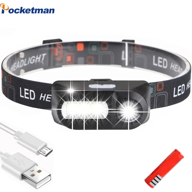 Super Bright LED Headlamp Outdoor Head Light camping XPE+COB USB charging Fishing headlights Waterproof flashlight with 18650
Super Bright LED Headlamp Outdoor Head Light camping XPE+COB USB charging Fishing headlights Waterproof flashlight with 18650