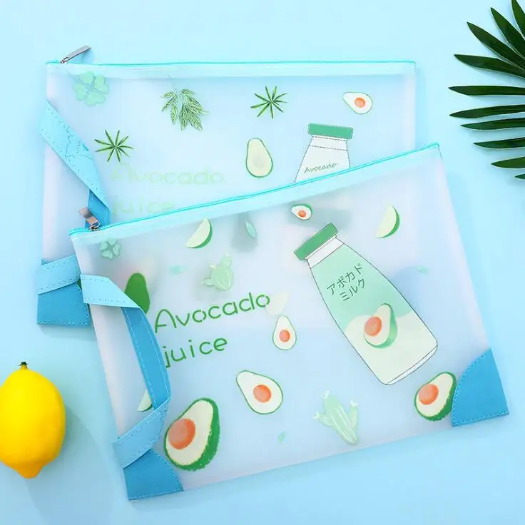 New Arrival 1PC Waterproof TPU Avocado A4 A5 File Folder Paper Organizer Storage Bag Protective Handbag Office School Stationery
New Arrival 1PC Waterproof TPU Avocado A4 A5 File Folder Paper Organizer Storage Bag Protective Handbag Office School Stationery
