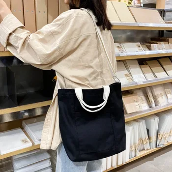 Korean Simple Canvas Bag Women Pure Color Large Capacity Handbag Messenger Crossbody Bag Female Casual Tote Dropship New
Korean Simple Canvas Bag Women Pure Color Large Capacity Handbag Messenger Crossbody Bag Female Casual Tote Dropship New