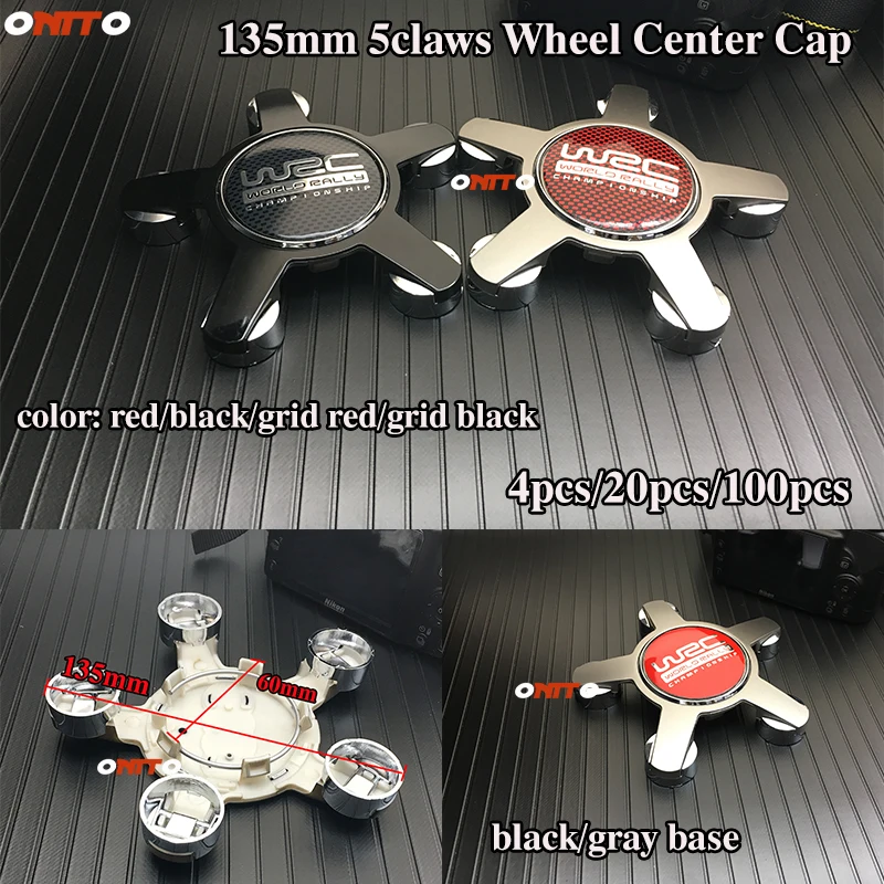 Chrome Gray base Black Base 135MM 5CLAWS Wheel Center Cap Covers Whrrl Rim Hub Cap For WRC logo Car Emblem Auto Styling
Chrome Gray base Black Base 135MM 5CLAWS Wheel Center Cap Covers Whrrl Rim Hub Cap For WRC logo Car Emblem Auto Styling