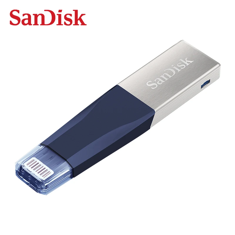 

SanDisk USB Flash Drive 64GB Blue Pendrive 128GB Dual OTG USB 3.0 Pen Drive for iPhone iPad iPod