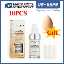 Dropshipping 10pc TLM Liquid Foundation Temperature Change Complexion Foundation Concealer Hydrating Makeup Coverage Base Primer
Dropshipping 10pc TLM Liquid Foundation Temperature Change Complexion Foundation Concealer Hydrating Makeup Coverage Base Primer