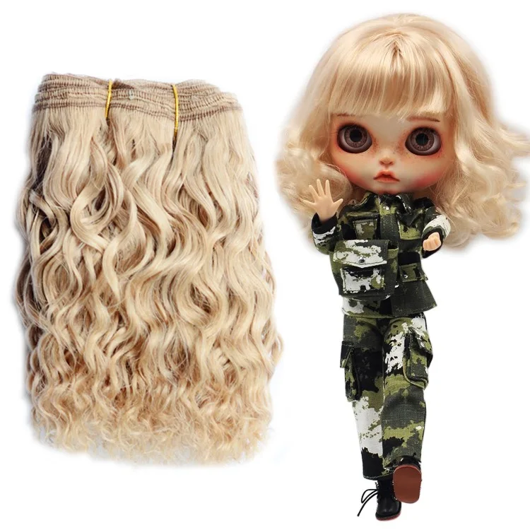 15*100cm High Quality Wool Screw Curly Hair Extensions for Dolls DIY Hair Wigs Heat Resistant Fiber Hair Wefts Accessories
15*100cm High Quality Wool Screw Curly Hair Extensions for Dolls DIY Hair Wigs Heat Resistant Fiber Hair Wefts Accessories