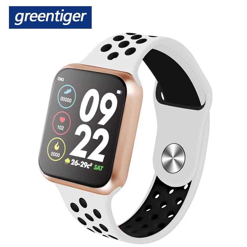 Greentiger Waterproof F9 Smart Watch Men Blood Pressure oxygen Heart Rate Monitor Fitness Tracker F8 Plus Smartwatch VS B57 S226
Greentiger Waterproof F9 Smart Watch Men Blood Pressure oxygen Heart Rate Monitor Fitness Tracker F8 Plus Smartwatch VS B57 S226