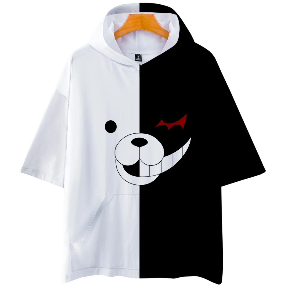 Hot Game Danganronpa Monokuma Cosplay Costumes Hoody Tshirt Men Women T-shirt Hooded T Shirt Trigger Happy Havoc Pocket Clothes
Hot Game Danganronpa Monokuma Cosplay Costumes Hoody Tshirt Men Women T-shirt Hooded T Shirt Trigger Happy Havoc Pocket Clothes