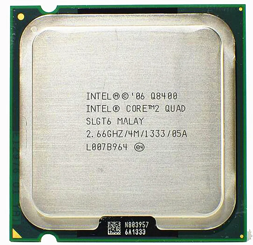 Intel Core 2 Quad Q8400 2.6 GHz Quad-Core CPU Processor 4M 95W LGA 775 Desktop CPU (4M Cache, 1333 MHz FSB)
Intel Core 2 Quad Q8400 2.6 GHz Quad-Core CPU Processor 4M 95W LGA 775 Desktop CPU (4M Cache, 1333 MHz FSB)